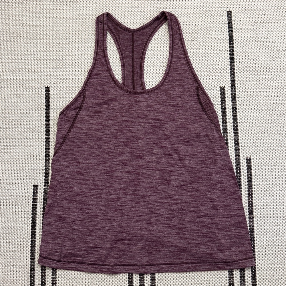 Lululemon Heathered Purple Racerback Tank Top